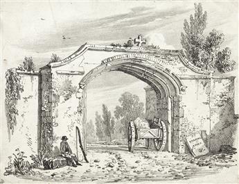 GEORGE HARLEY (London 1791-1871 London) At Barking--Essex.